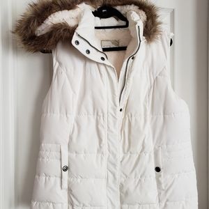 Sweet Pea down & fleece lined puffer vest XL